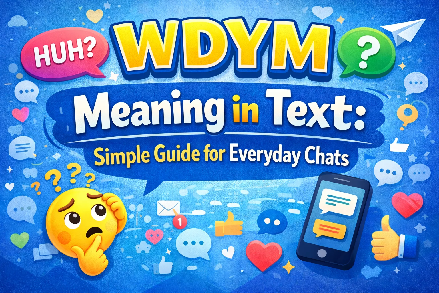 WDYM Meaning in Text