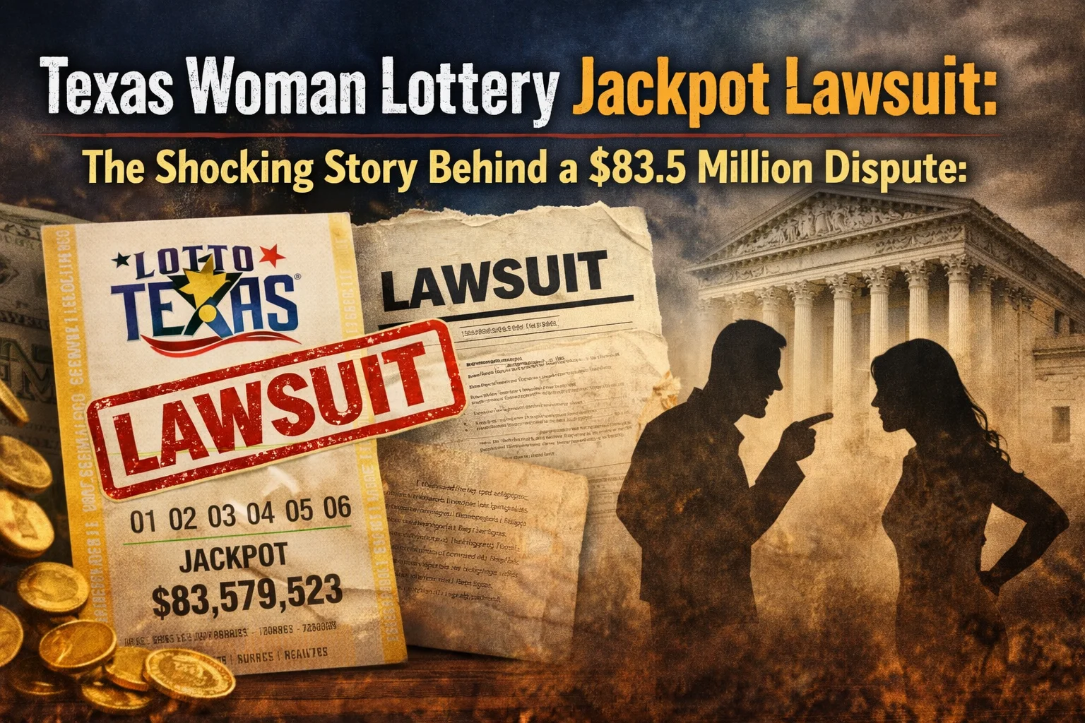 Texas Woman Lottery Jackpot Lawsuit