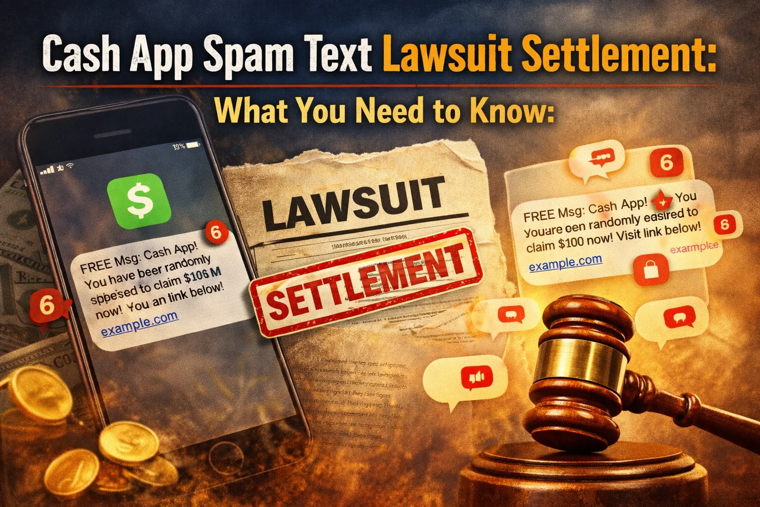 Cash App Spam Text Lawsuit Settlement