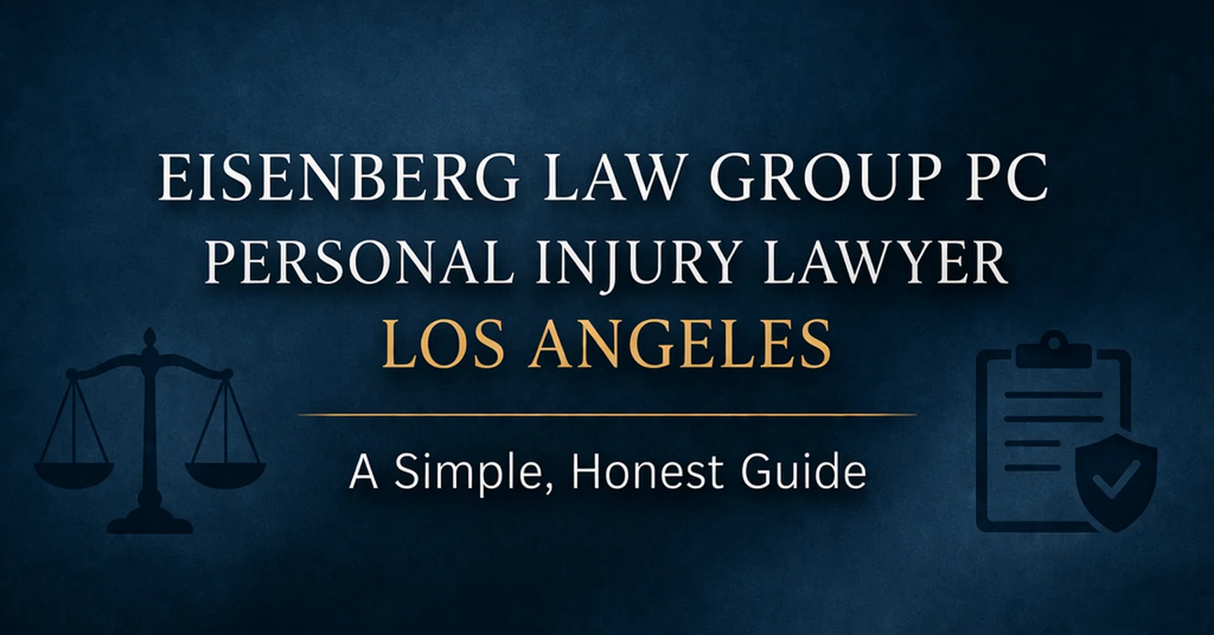 Eisenberg Law Group PC Personal Injury Lawyer Los Angeles