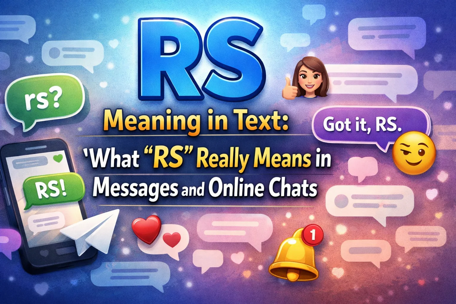 RS Meaning in Text