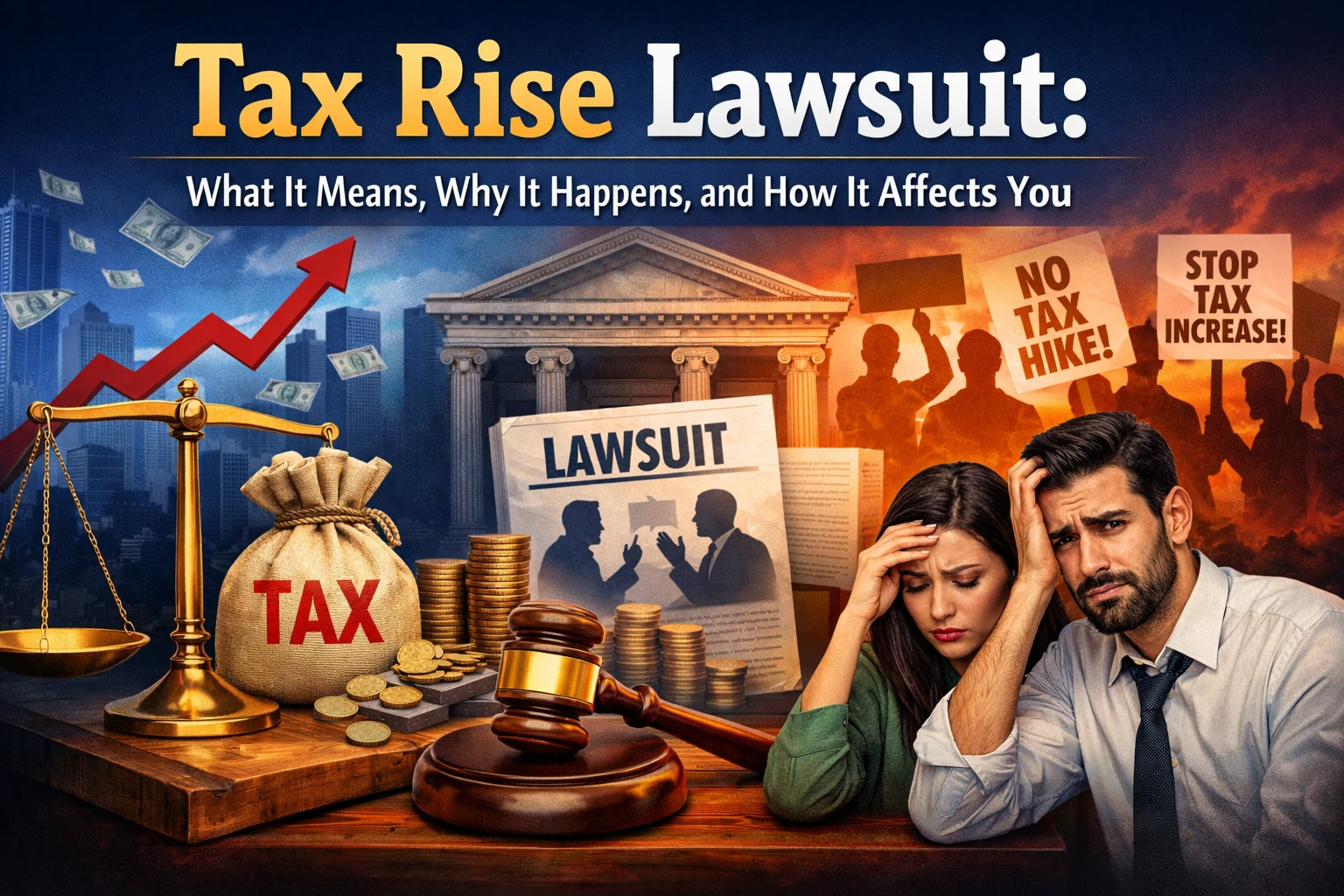 Tax Rise Lawsuit