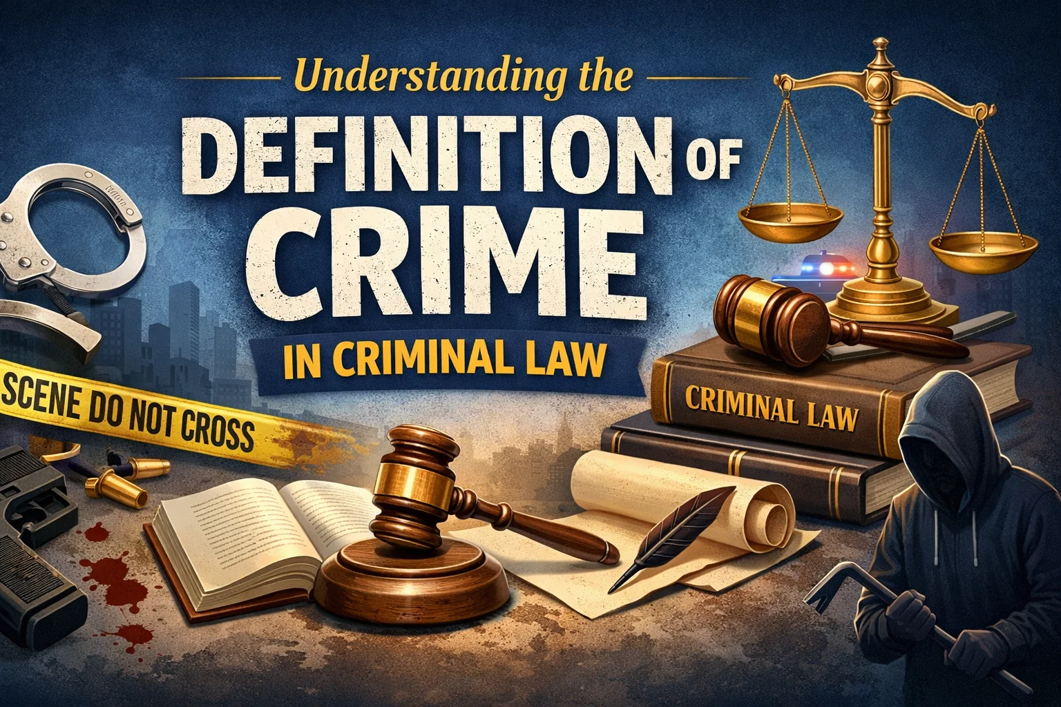 definition of crime in criminal law