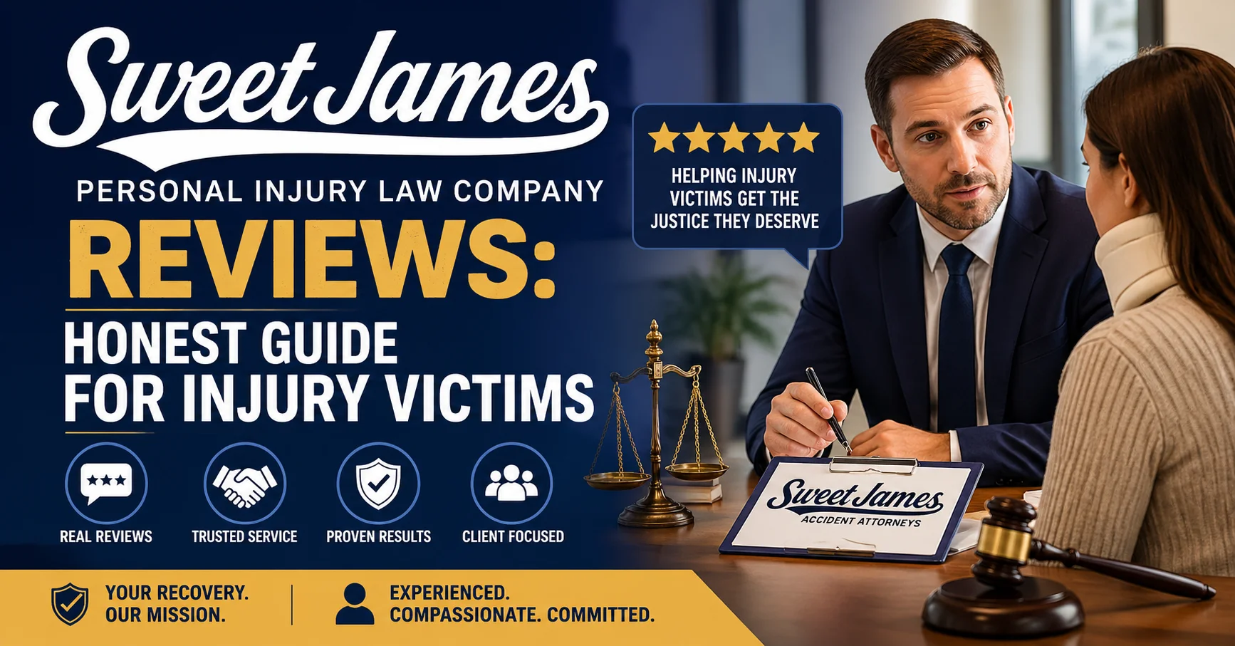 sweet james personal injury law company reviews