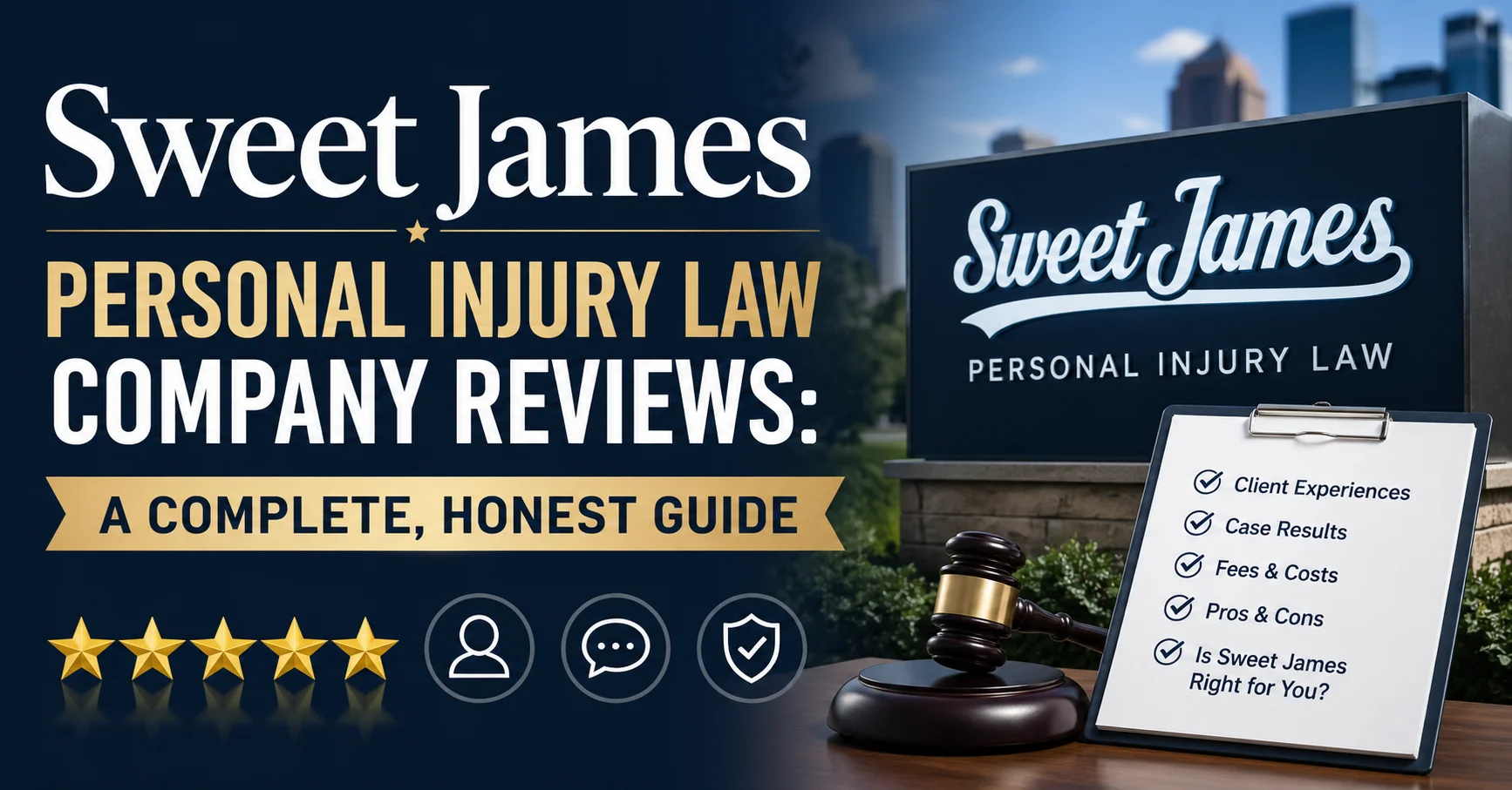 sweet james personal injury law company reviews
