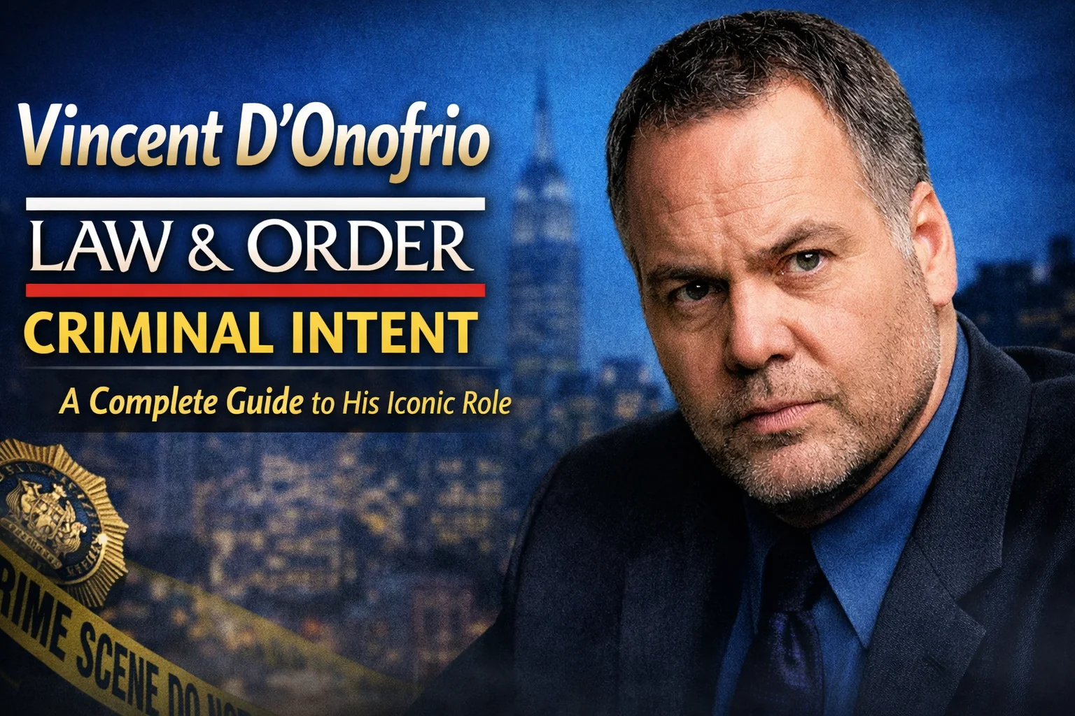 vincent d'onofrio law and order criminal intent