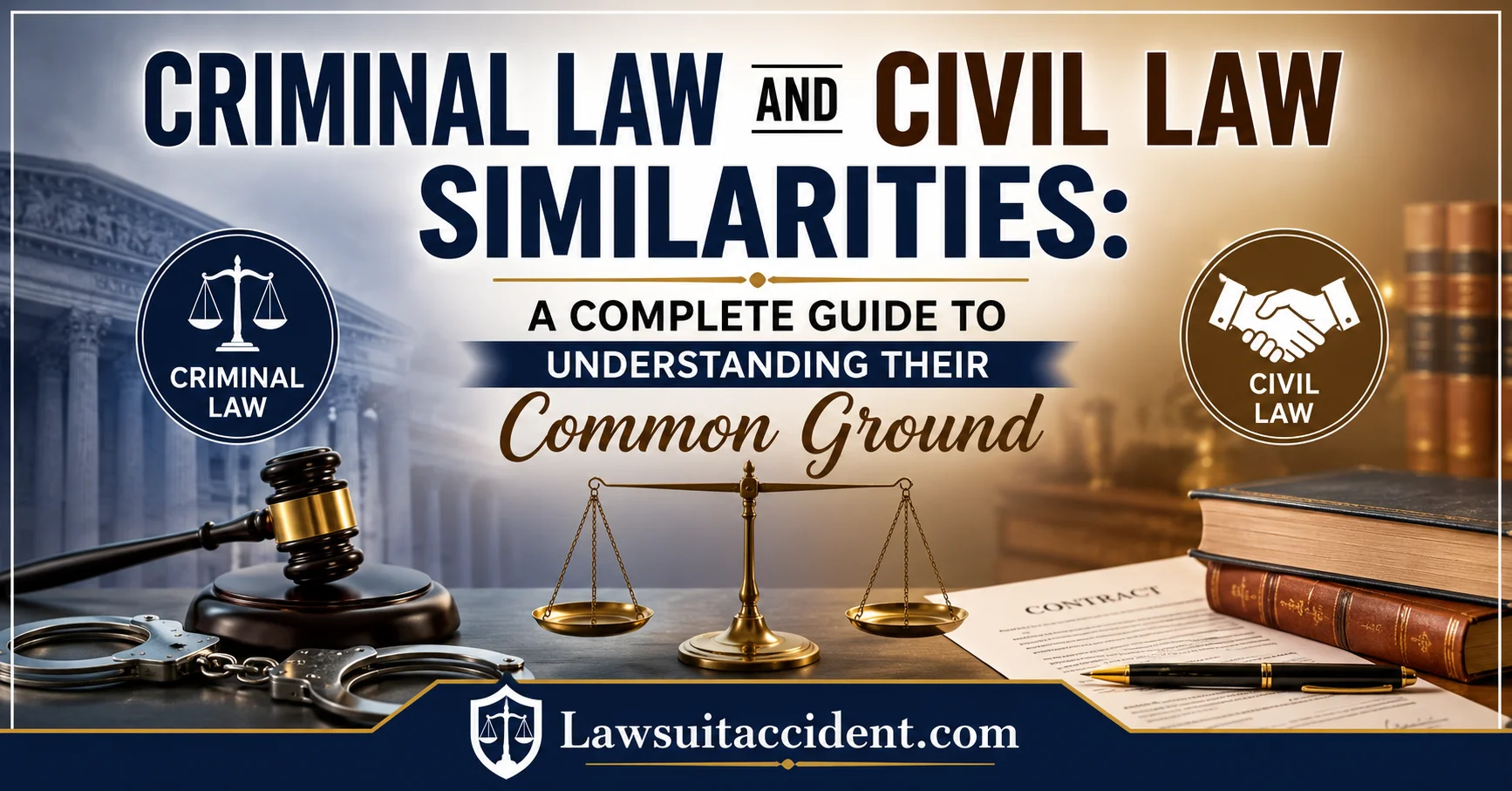 criminal law and civil law similarities​